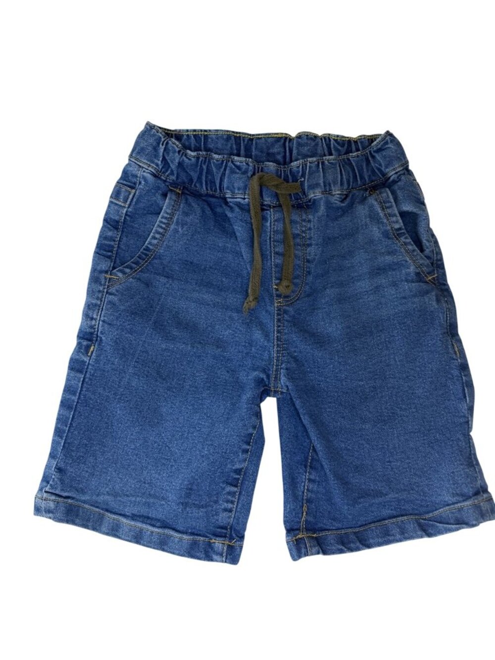 True Religion Jean Shorts 7 Comfort Elastic Waist Logo Outdoors Play Boys Unisex
